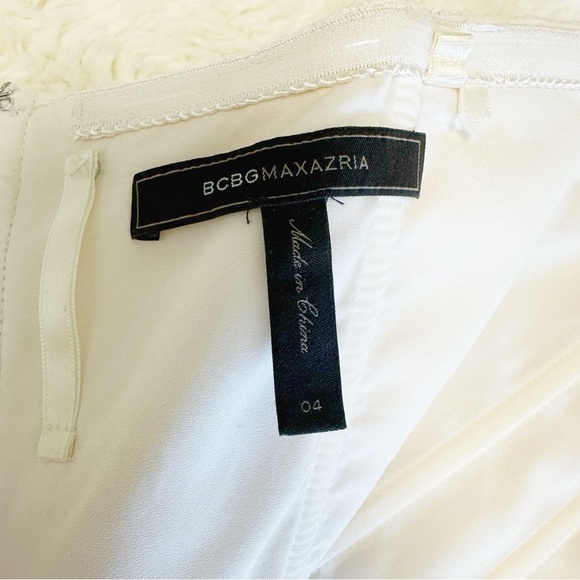 BCBGMaxAzria Dorothea Strapless Babydoll Mini Dress Fairy Whimsical Wedding - Picture 10 of 14